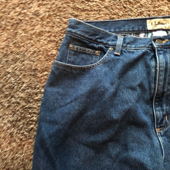 L L Bean Jeans flannel lined 18 M/T GUC - Picture 2 of 16
